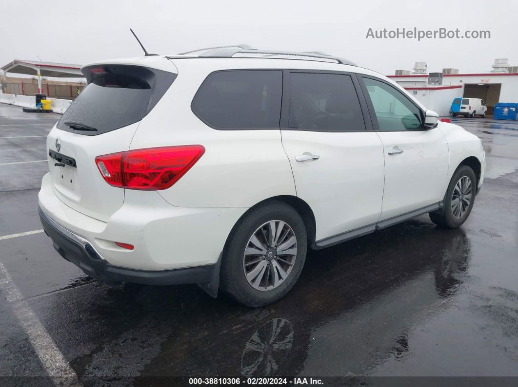 2017 Nissan Pathfinder S White vin: 5N1DR2MN6HC699102