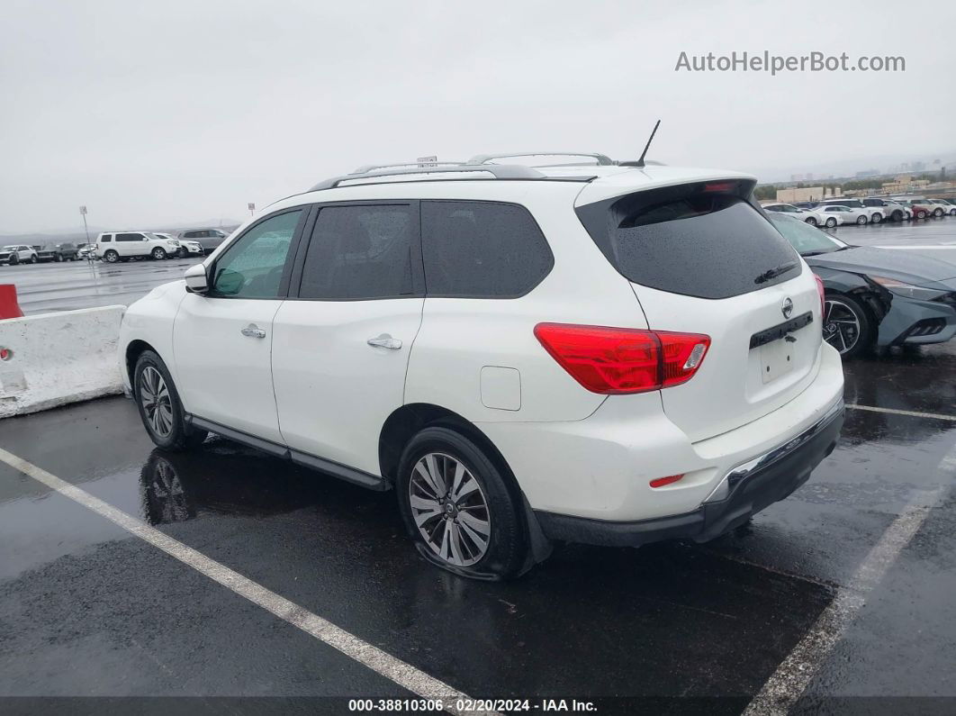 2017 Nissan Pathfinder S White vin: 5N1DR2MN6HC699102