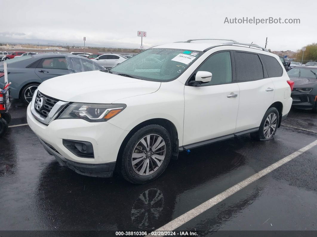 2017 Nissan Pathfinder S Белый vin: 5N1DR2MN6HC699102