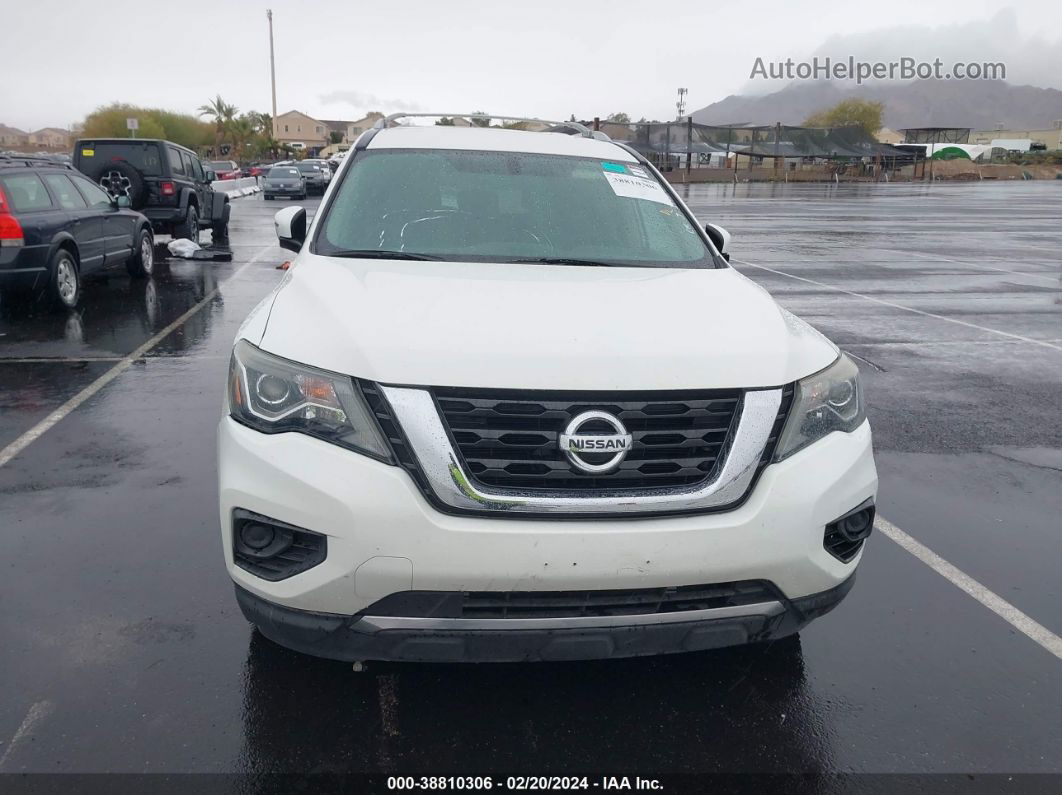 2017 Nissan Pathfinder S Белый vin: 5N1DR2MN6HC699102