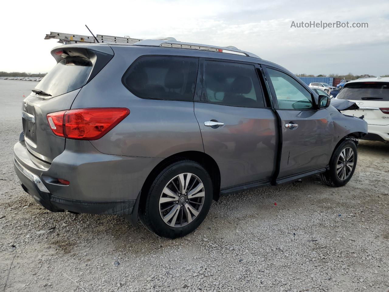 2017 Nissan Pathfinder S Gray vin: 5N1DR2MN6HC910377