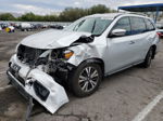 2017 Nissan Pathfinder S Silver vin: 5N1DR2MN7HC645503