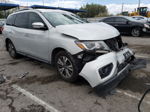 2017 Nissan Pathfinder S Silver vin: 5N1DR2MN7HC645503