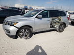 2017 Nissan Pathfinder S Silver vin: 5N1DR2MN7HC672894