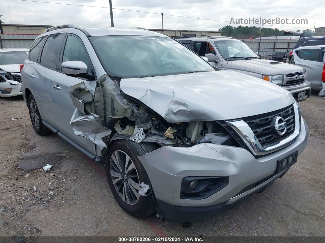 2017 Nissan Pathfinder Sv Серебряный vin: 5N1DR2MN8HC661354