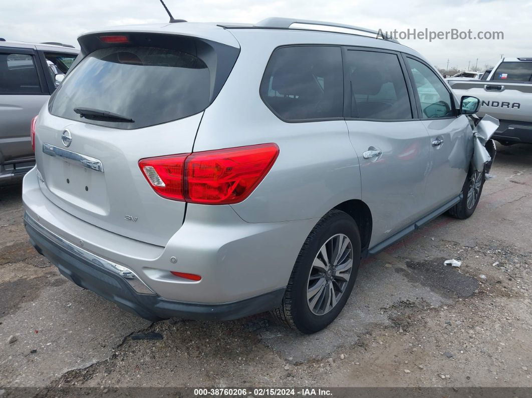 2017 Nissan Pathfinder Sv Silver vin: 5N1DR2MN8HC661354