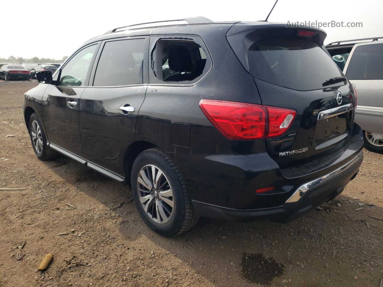 2017 Nissan Pathfinder S Black vin: 5N1DR2MN8HC685766