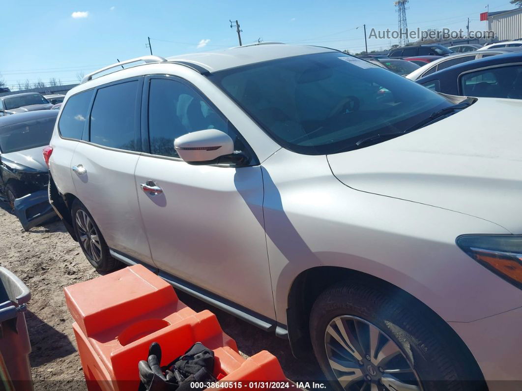 2017 Nissan Pathfinder Sv White vin: 5N1DR2MN9HC625947