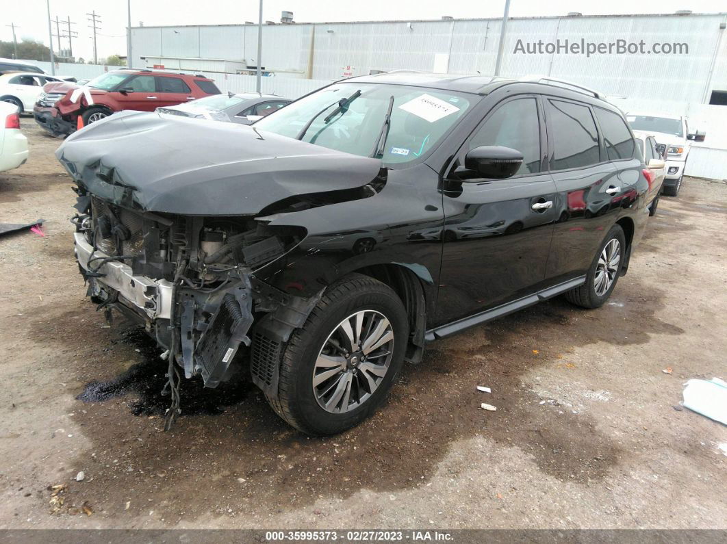 2017 Nissan Pathfinder S Black vin: 5N1DR2MN9HC668975