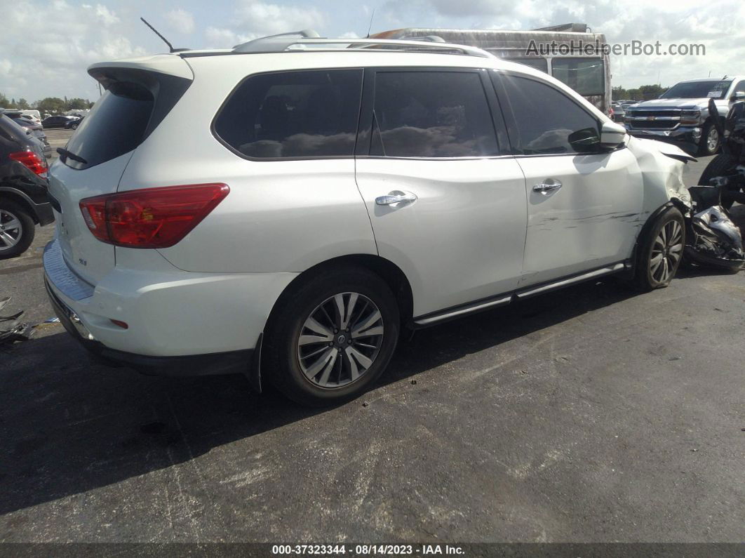 2017 Nissan Pathfinder Sv White vin: 5N1DR2MN9HC906579