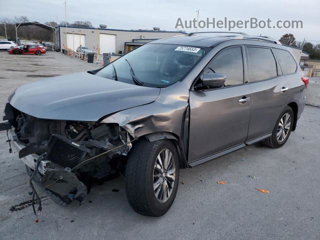 2017 Nissan Pathfinder S Gray vin: 5N1DR2MN9HC913726