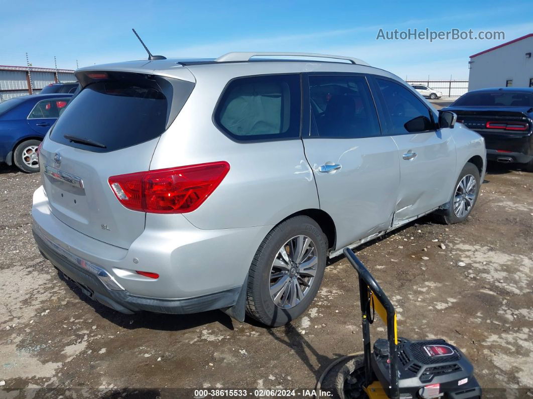 2017 Nissan Pathfinder Sl Silver vin: 5N1DR2MNXHC601169