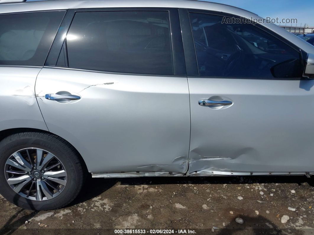 2017 Nissan Pathfinder Sl Silver vin: 5N1DR2MNXHC601169