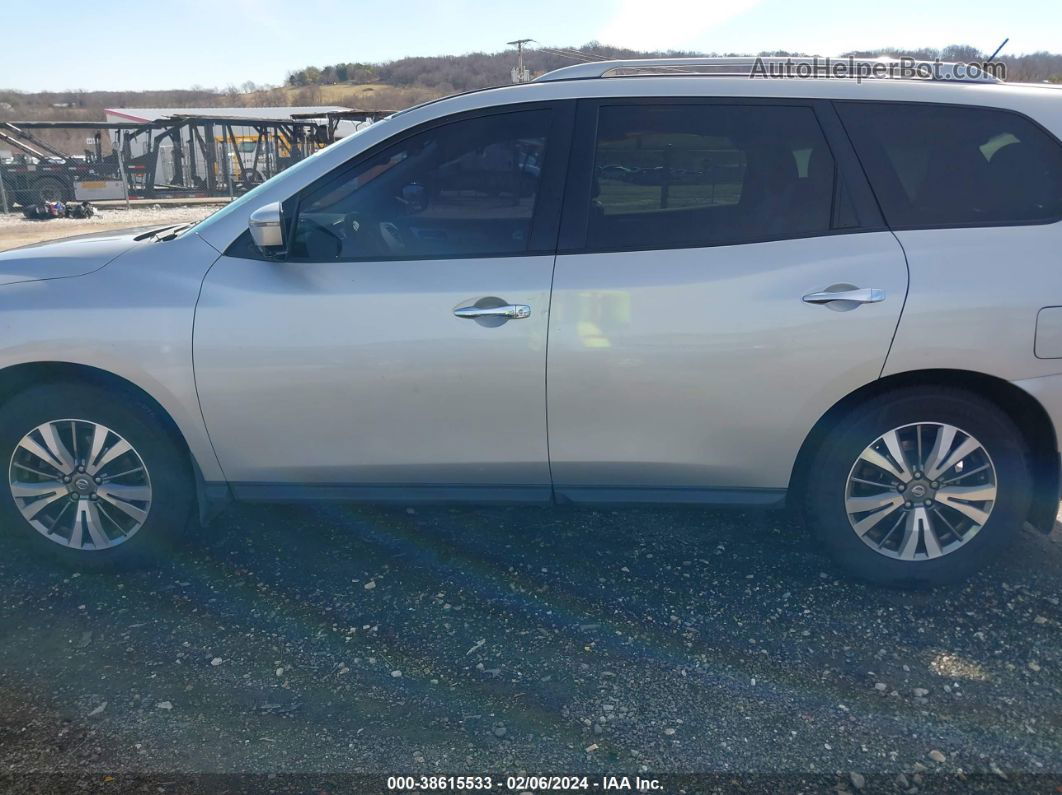 2017 Nissan Pathfinder Sl Silver vin: 5N1DR2MNXHC601169