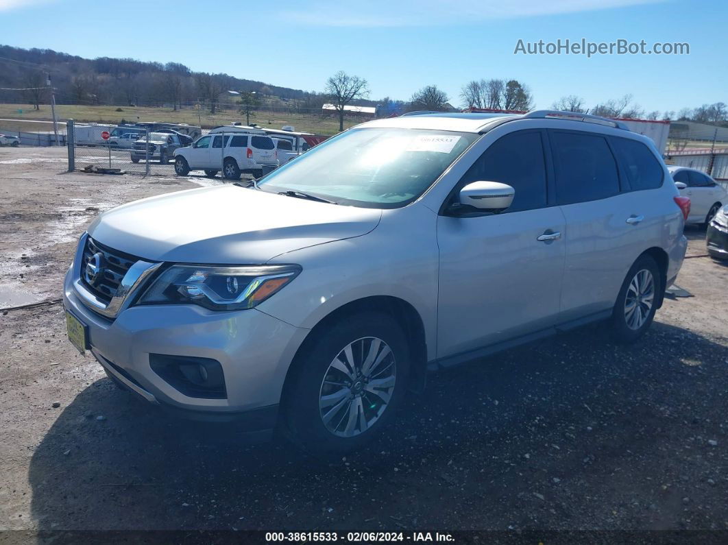 2017 Nissan Pathfinder Sl Silver vin: 5N1DR2MNXHC601169