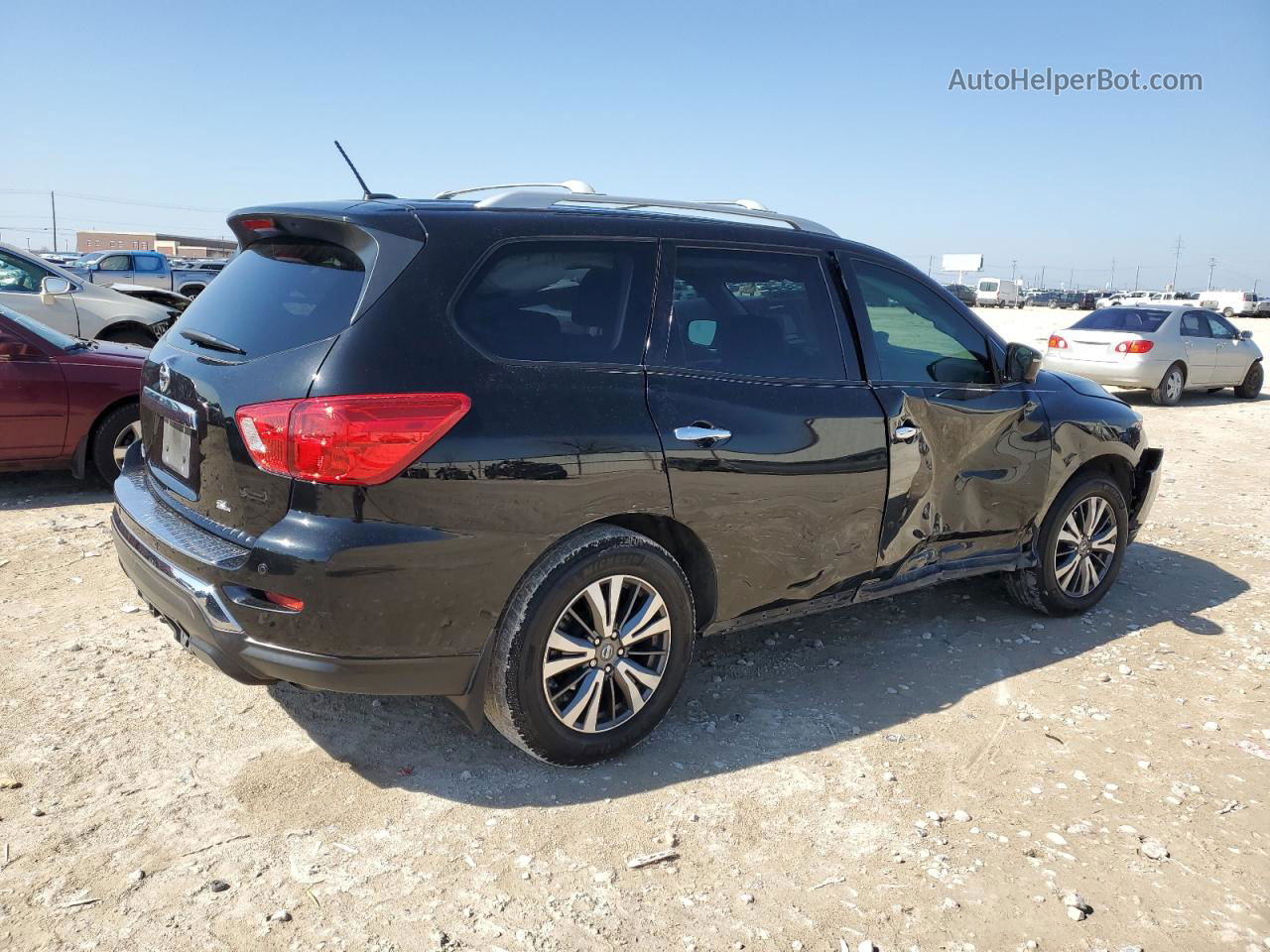 2017 Nissan Pathfinder S Black vin: 5N1DR2MNXHC620482