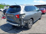 2017 Nissan Pathfinder Sv Gray vin: 5N1DR2MNXHC635435