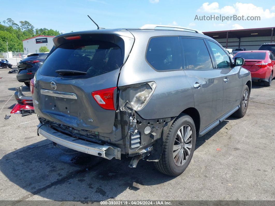 2017 Nissan Pathfinder Sv Gray vin: 5N1DR2MNXHC635435