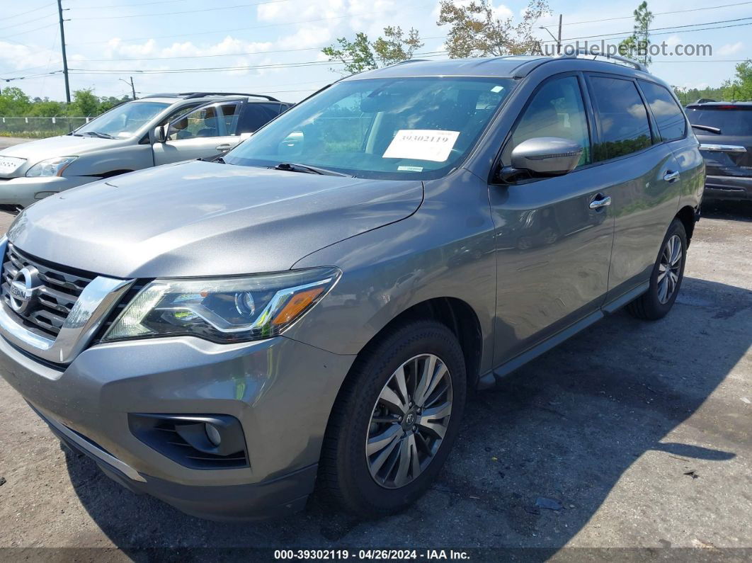 2017 Nissan Pathfinder Sv Gray vin: 5N1DR2MNXHC635435