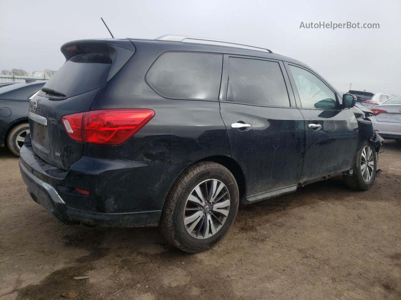 2017 Nissan Pathfinder S Black vin: 5N1DR2MNXHC678771