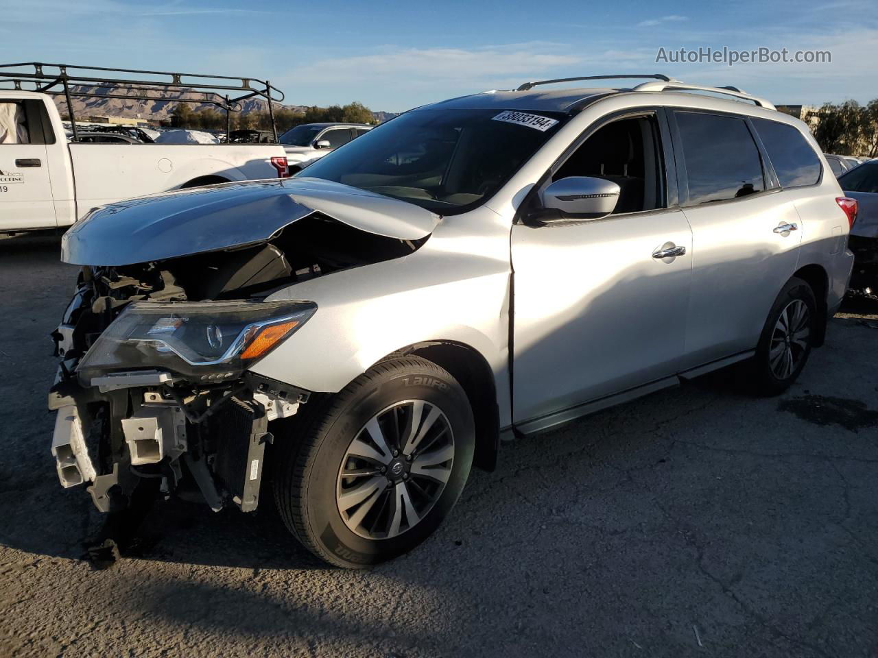 2017 Nissan Pathfinder S Gray vin: 5N1DR2MNXHC909880