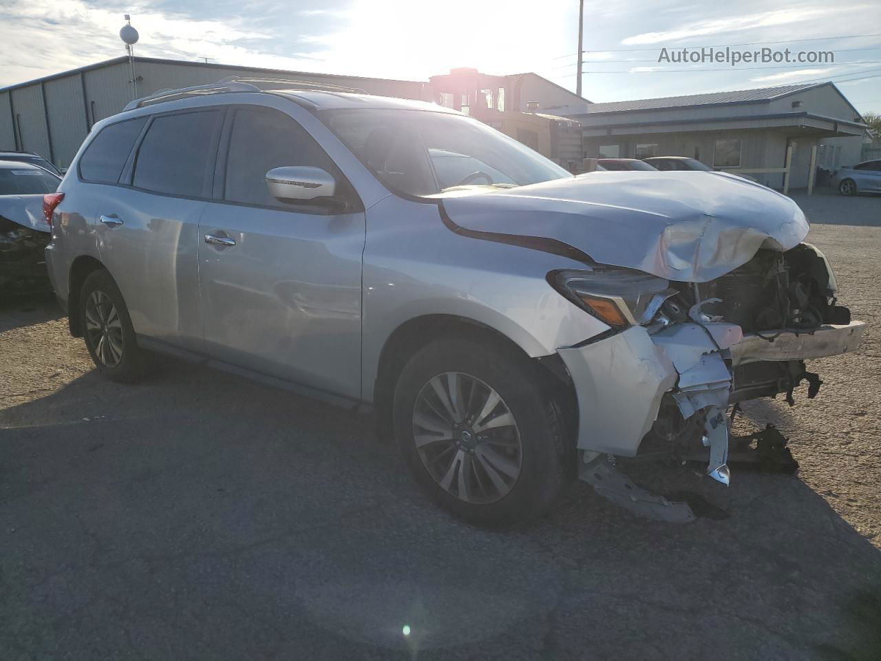 2017 Nissan Pathfinder S Gray vin: 5N1DR2MNXHC909880