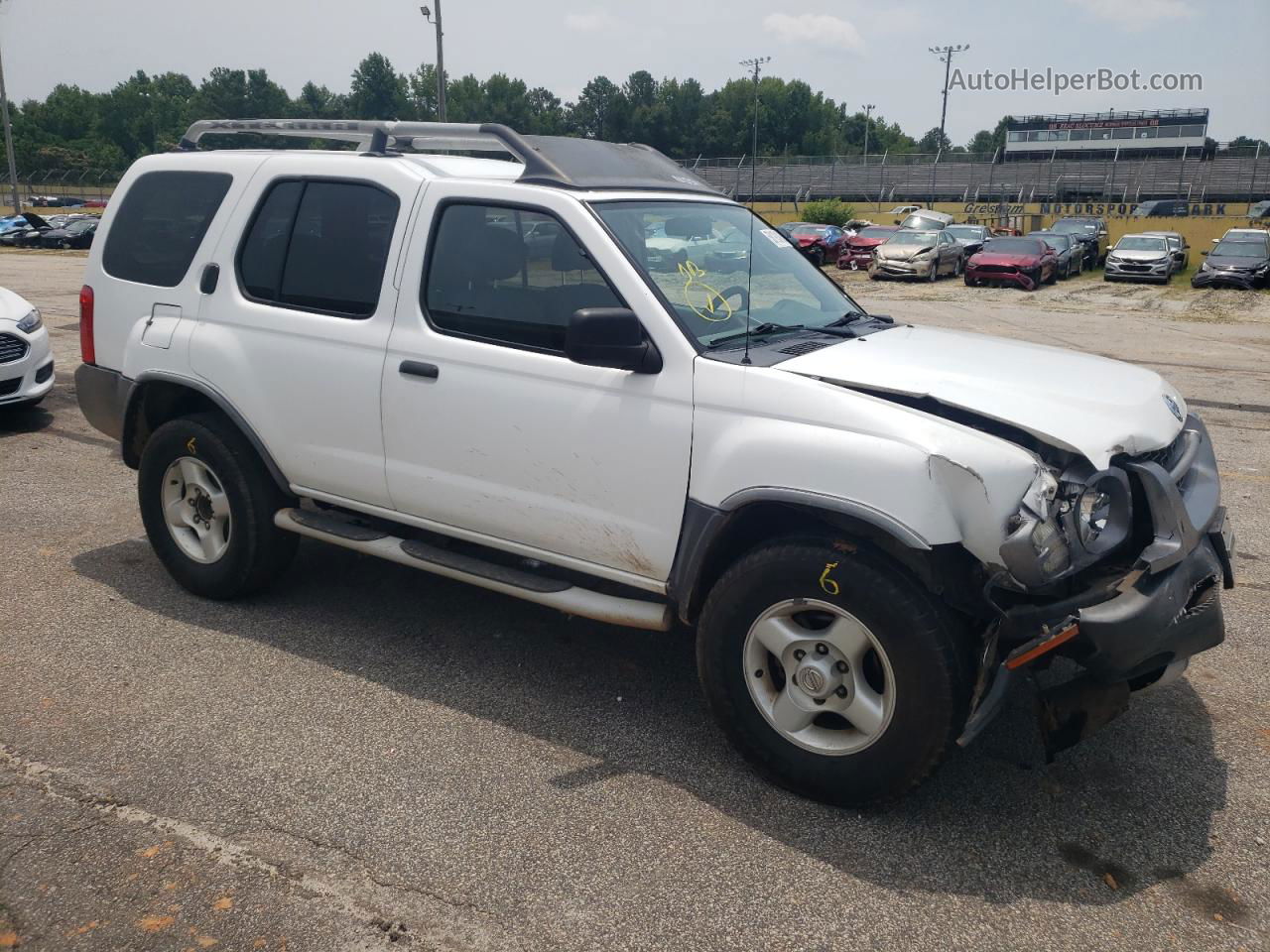 2003 Nissan Xterra Xe White vin: 5N1ED28T03C648781