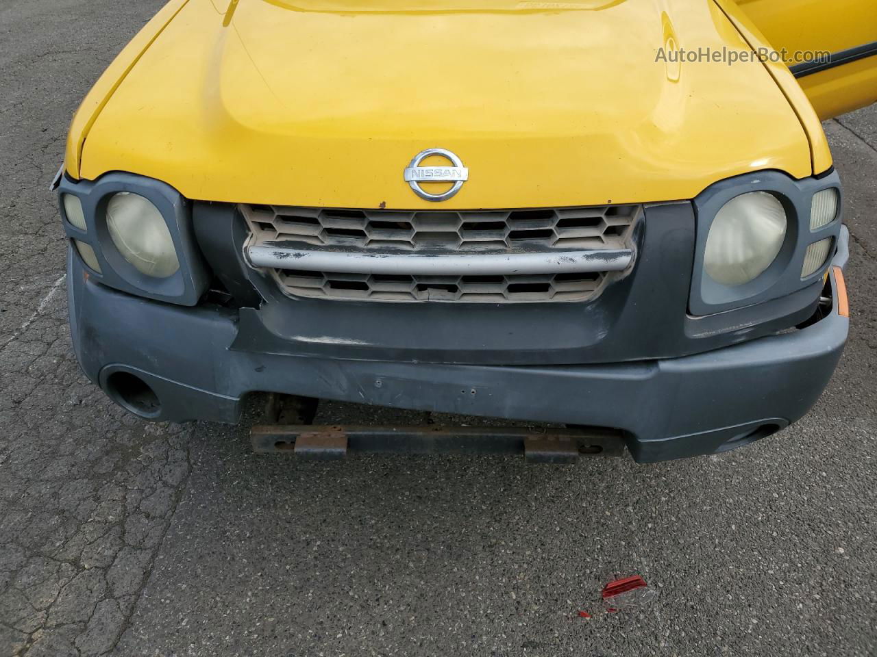 2003 Nissan Xterra Xe Yellow vin: 5N1ED28T13C634999