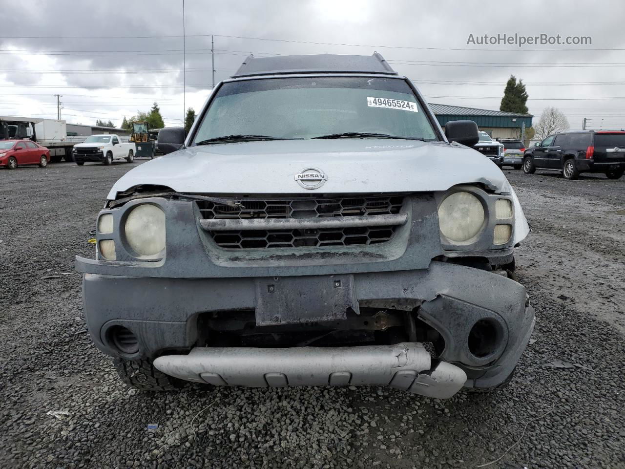 2003 Nissan Xterra Xe Silver vin: 5N1ED28T23C646790