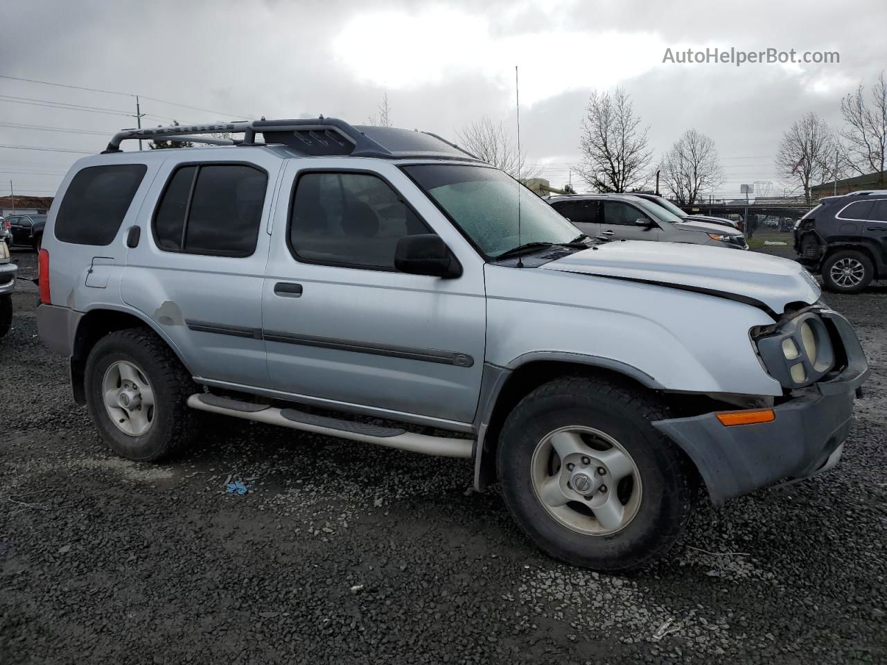 2003 Nissan Xterra Xe Silver vin: 5N1ED28T23C646790