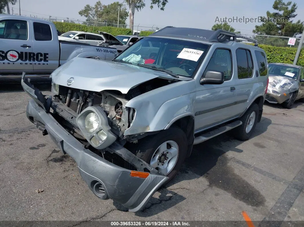 2003 Nissan Xterra Xe Silver vin: 5N1ED28T23C655618