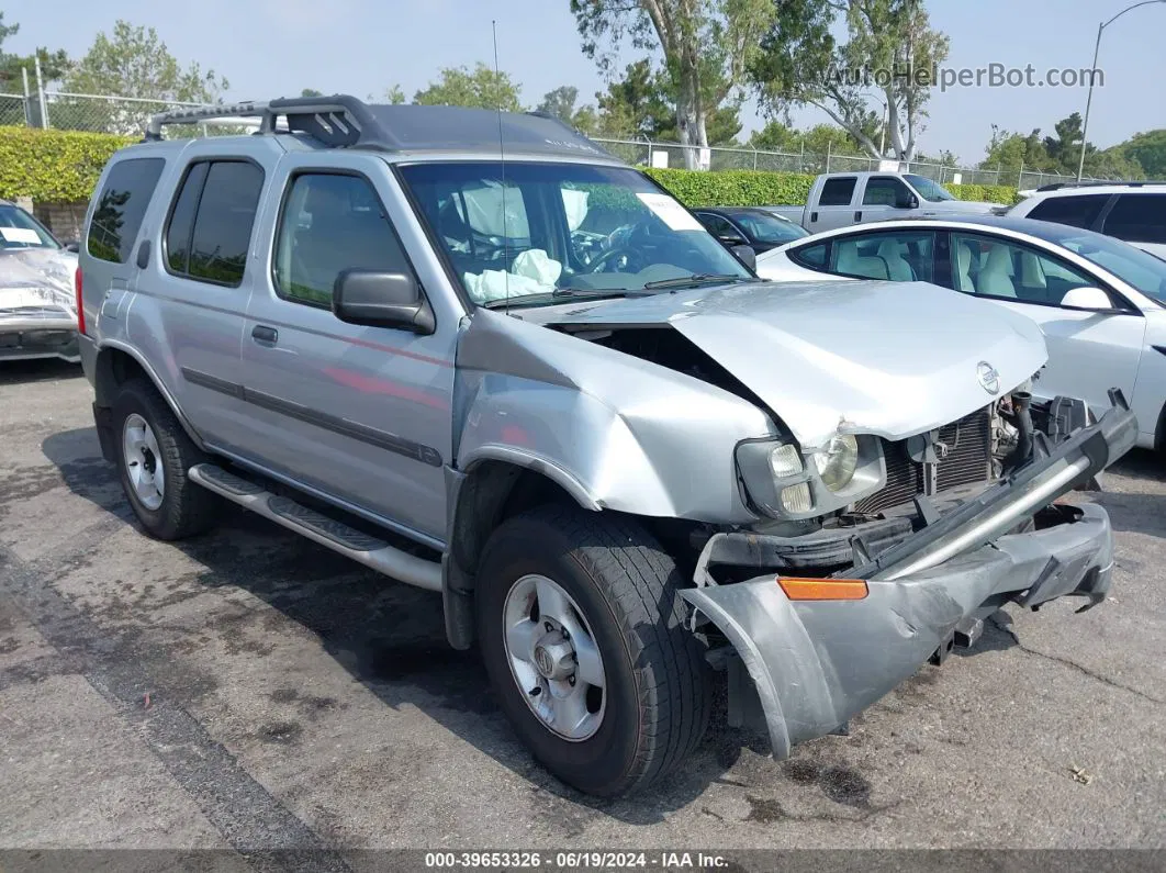 2003 Nissan Xterra Xe Silver vin: 5N1ED28T23C655618