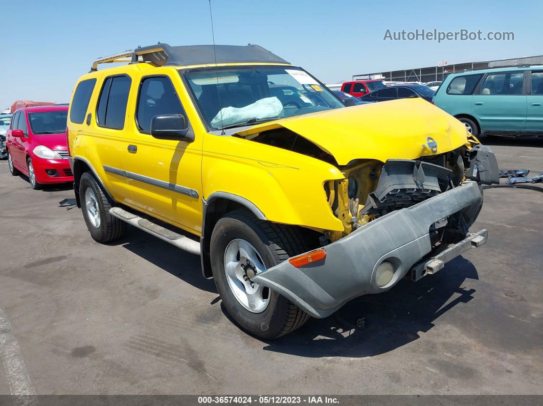 2003 Nissan Xterra Xe Yellow vin: 5N1ED28T23C680373