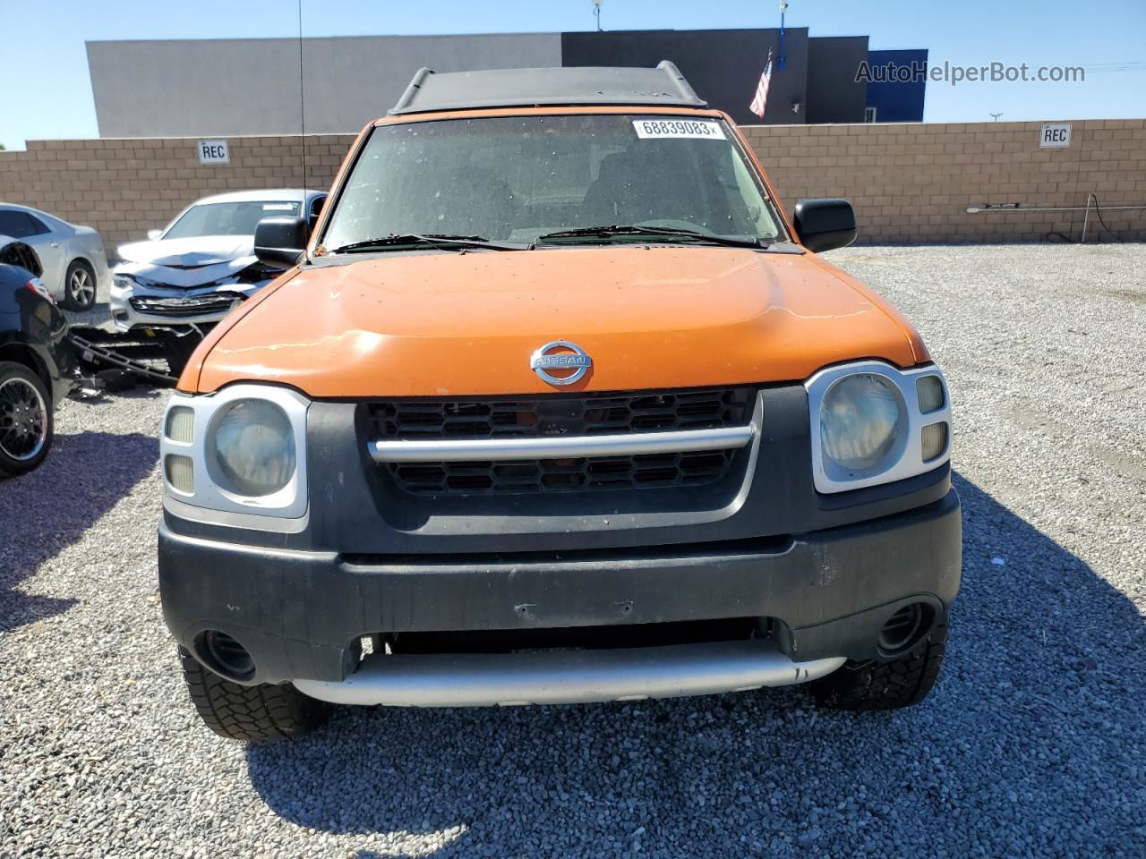 2003 Nissan Xterra Xe Orange vin: 5N1ED28T33C631831