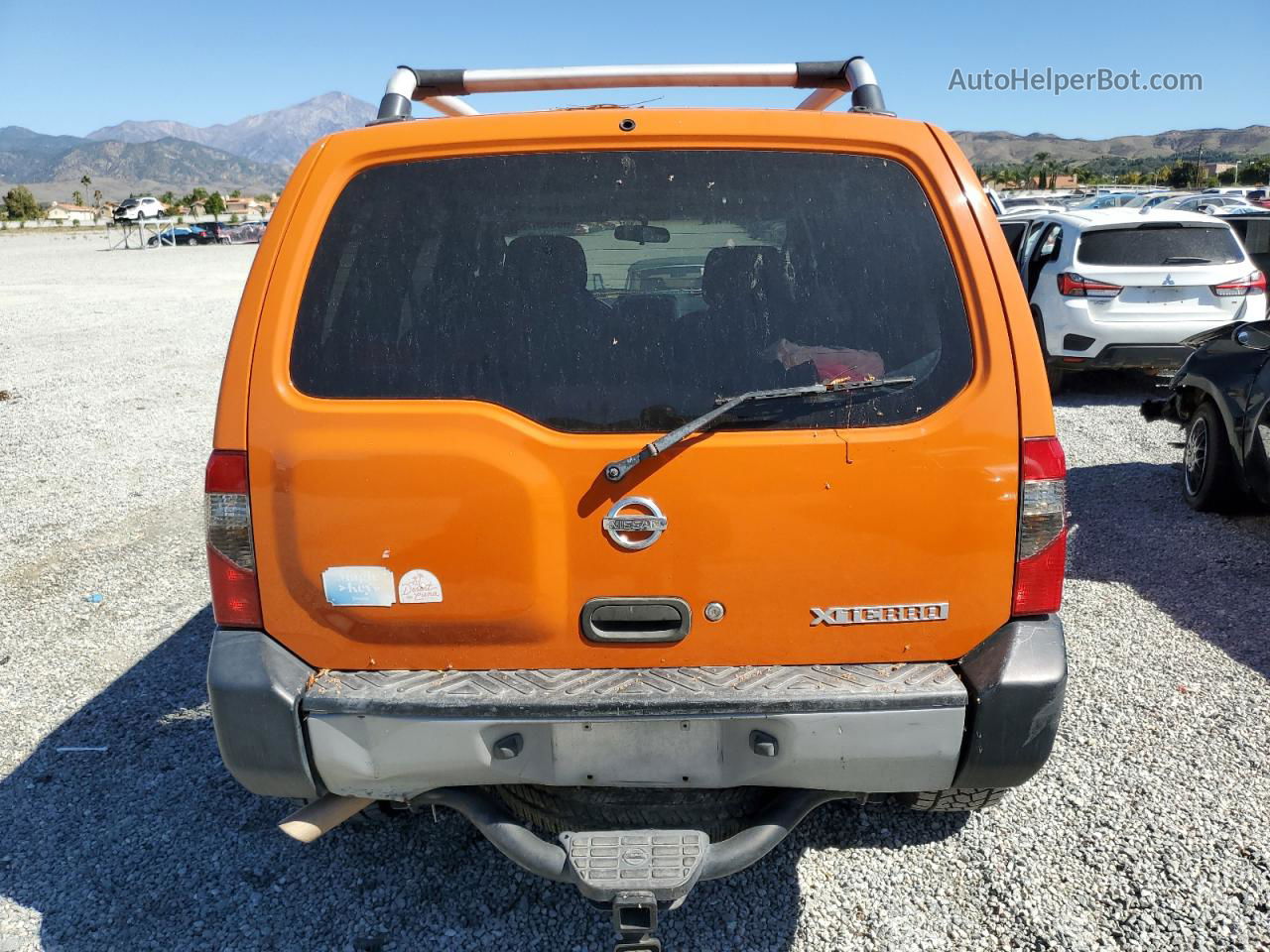 2003 Nissan Xterra Xe Orange vin: 5N1ED28T33C631831