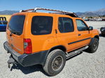 2003 Nissan Xterra Xe Orange vin: 5N1ED28T33C631831