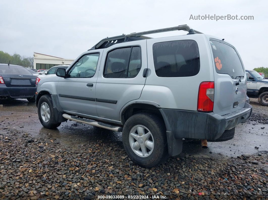 2003 Nissan Xterra Xe Silver vin: 5N1ED28T33C652629