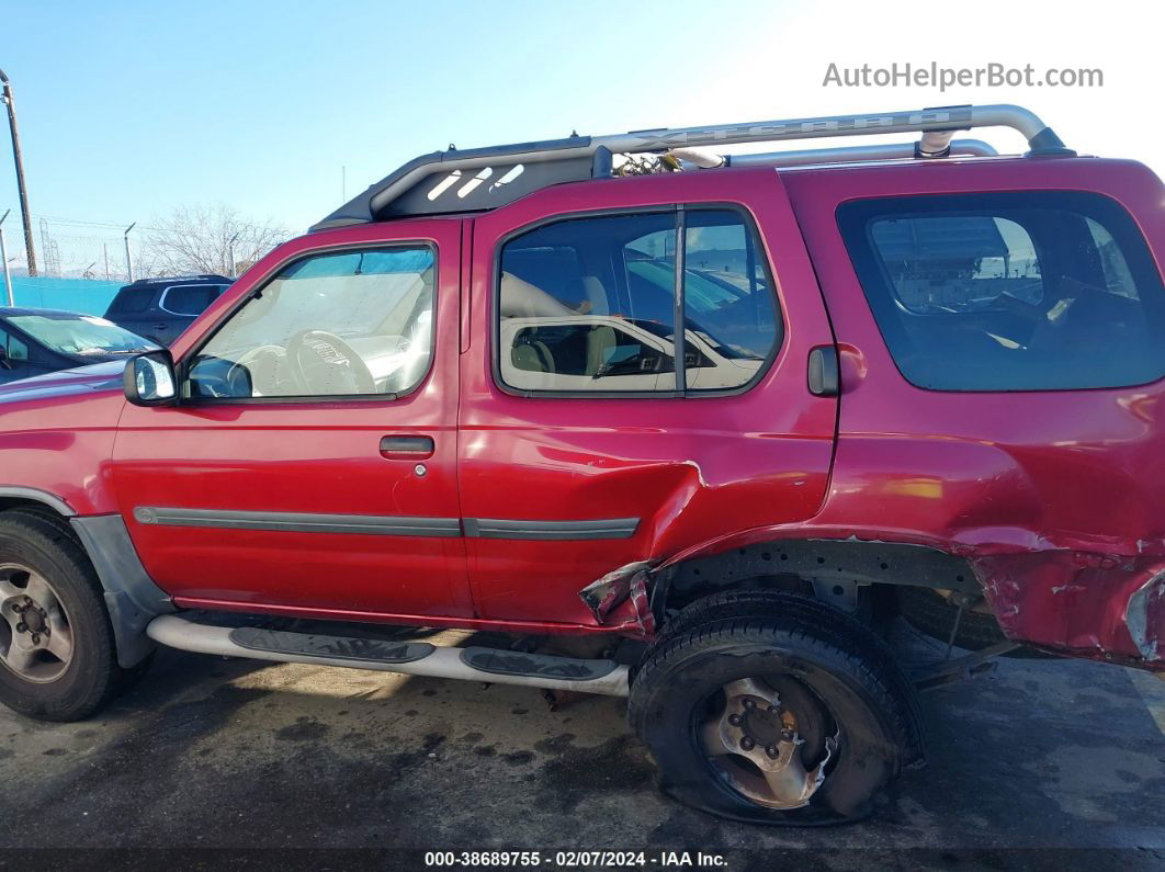 2003 Nissan Xterra Xe Red vin: 5N1ED28T33C668247