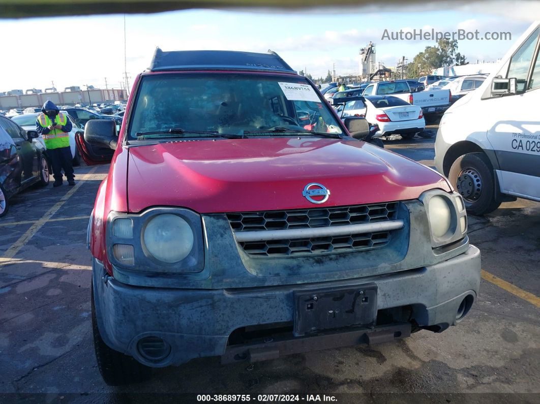 2003 Nissan Xterra Xe Красный vin: 5N1ED28T33C668247