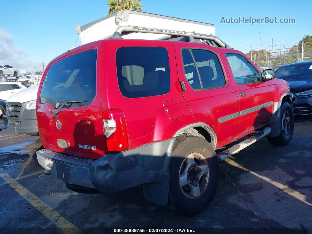 2003 Nissan Xterra Xe Red vin: 5N1ED28T33C668247