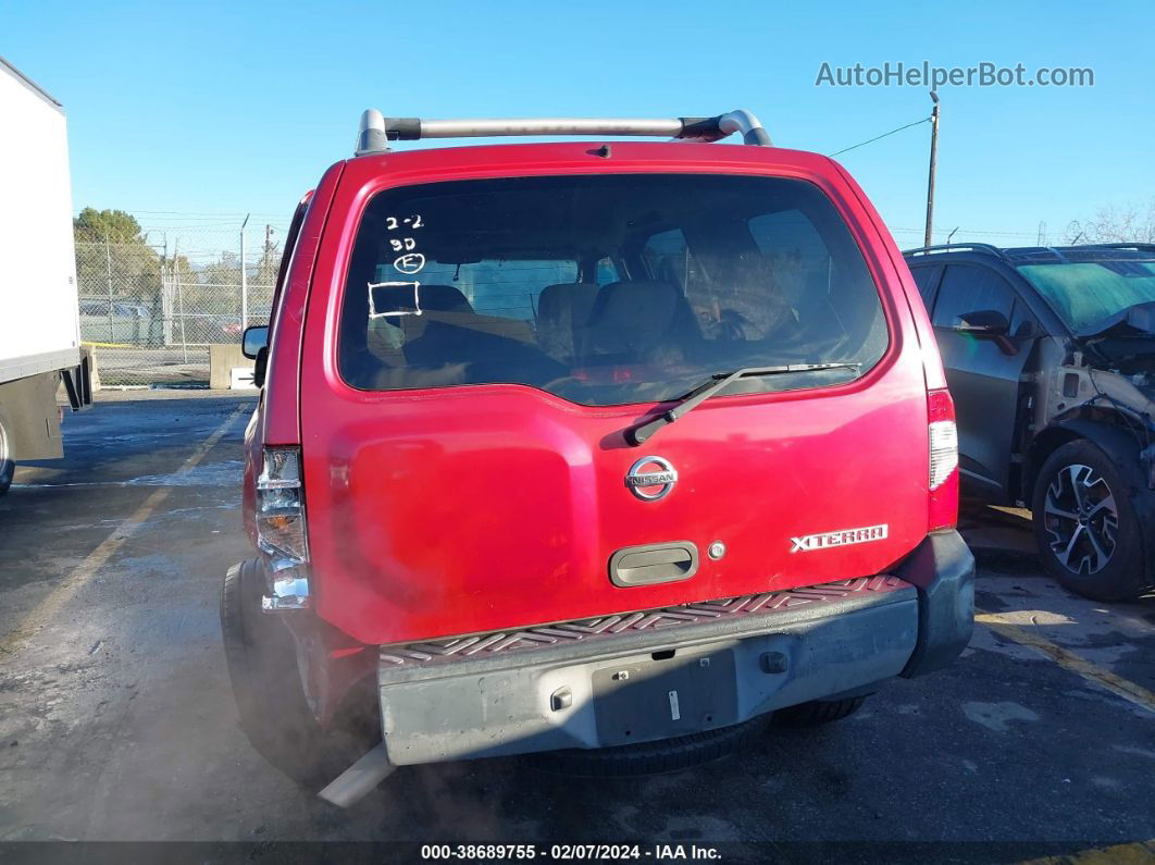 2003 Nissan Xterra Xe Red vin: 5N1ED28T33C668247