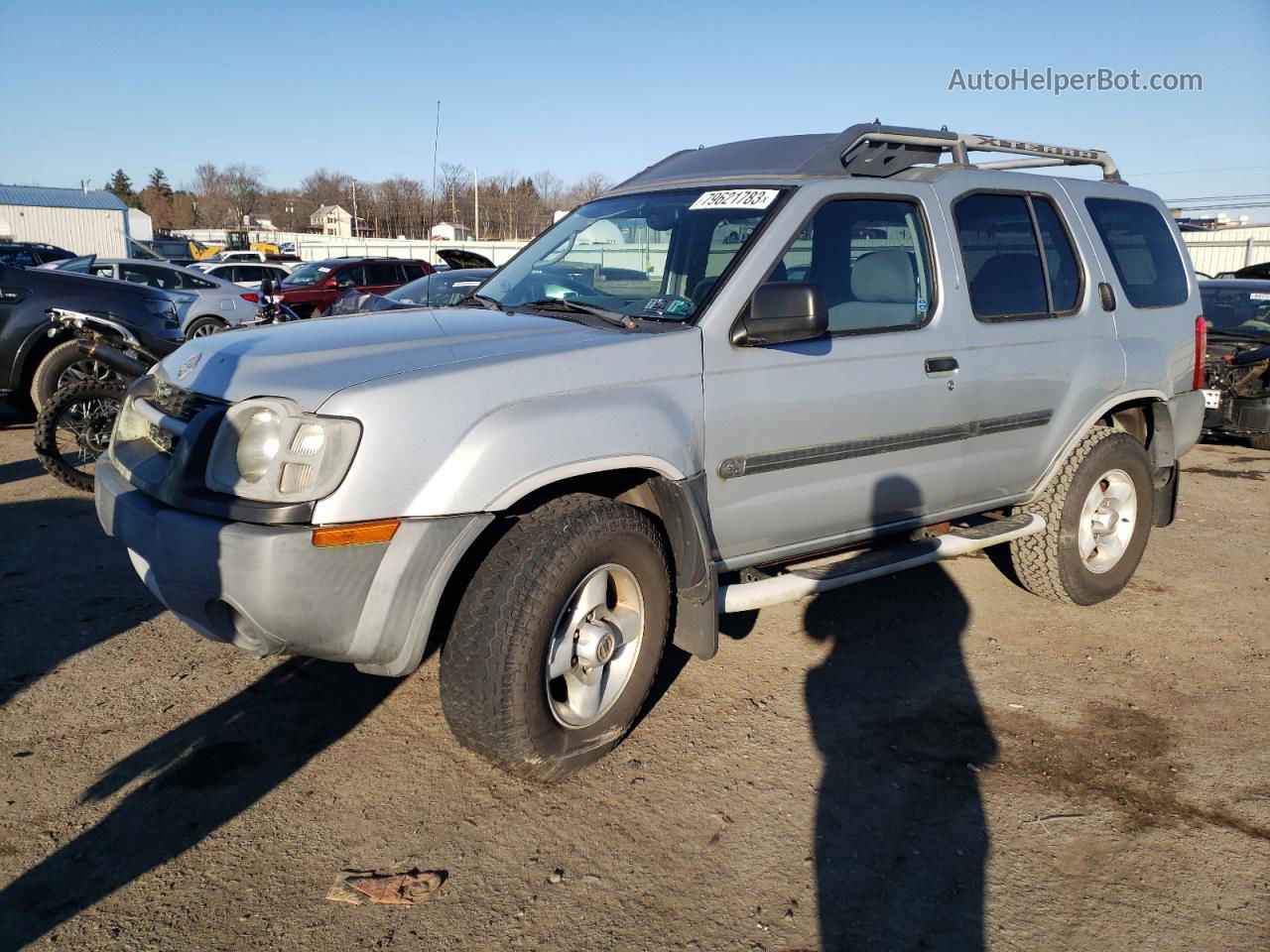 2003 Nissan Xterra Xe Серебряный vin: 5N1ED28T33C674890