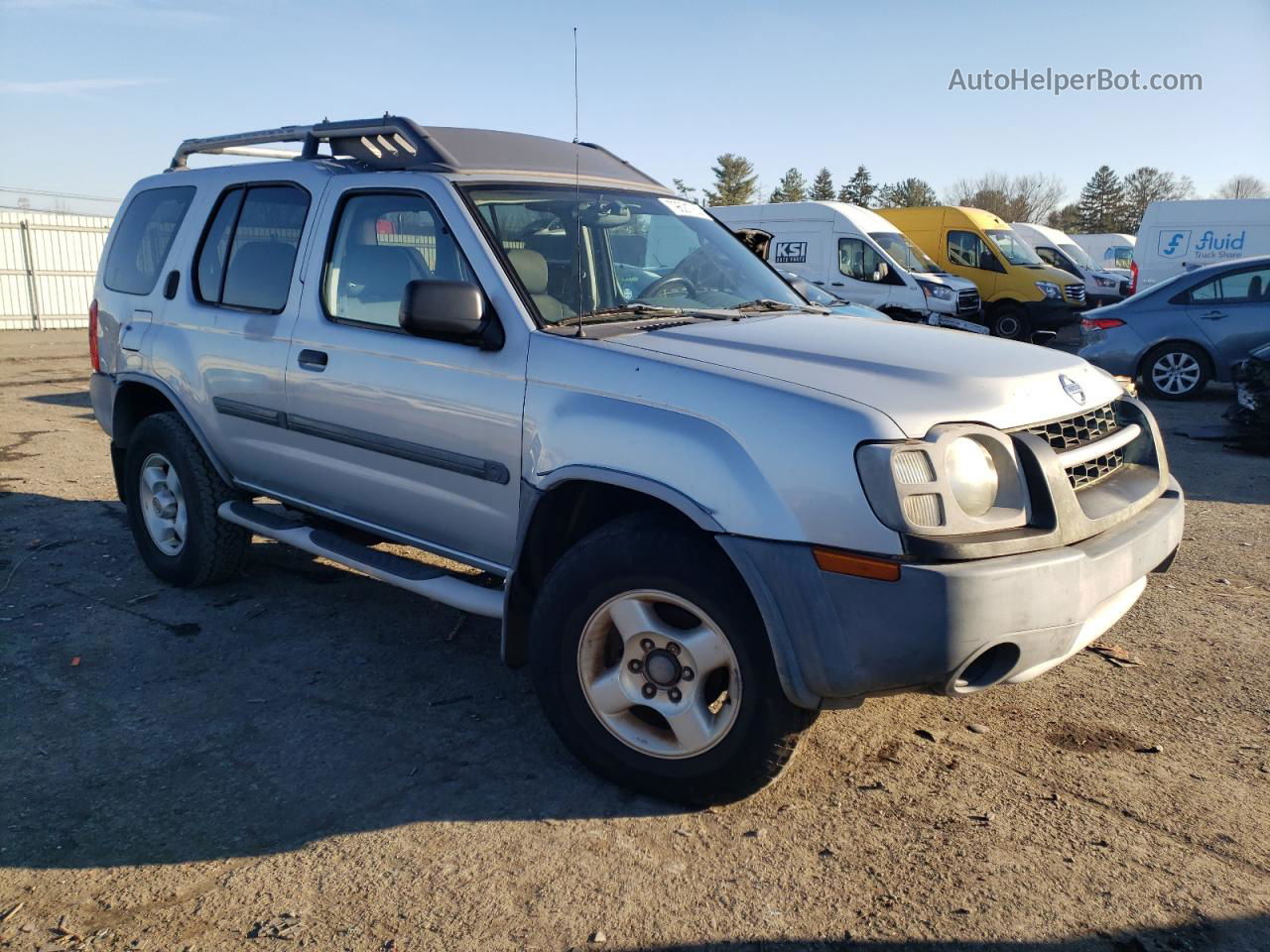 2003 Nissan Xterra Xe Silver vin: 5N1ED28T33C674890