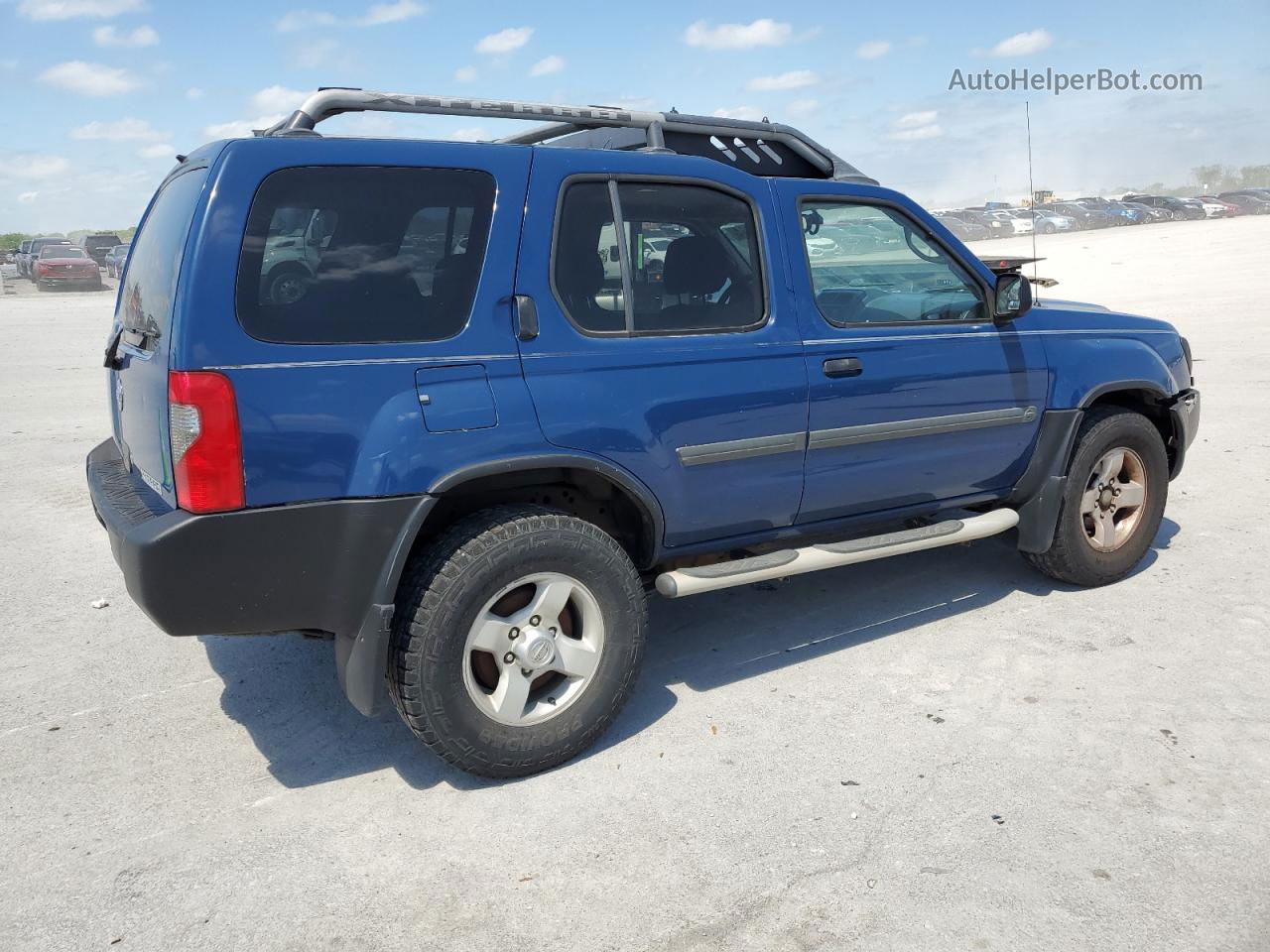 2003 Nissan Xterra Xe Синий vin: 5N1ED28T33C688627