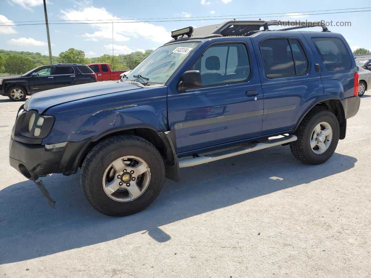 2003 Nissan Xterra Xe Blue vin: 5N1ED28T33C688627