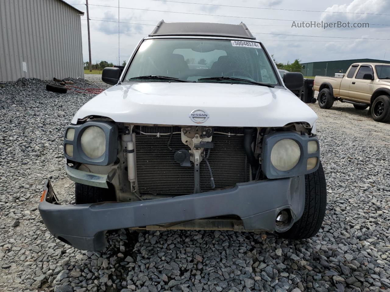 2003 Nissan Xterra Xe White vin: 5N1ED28T43C656141