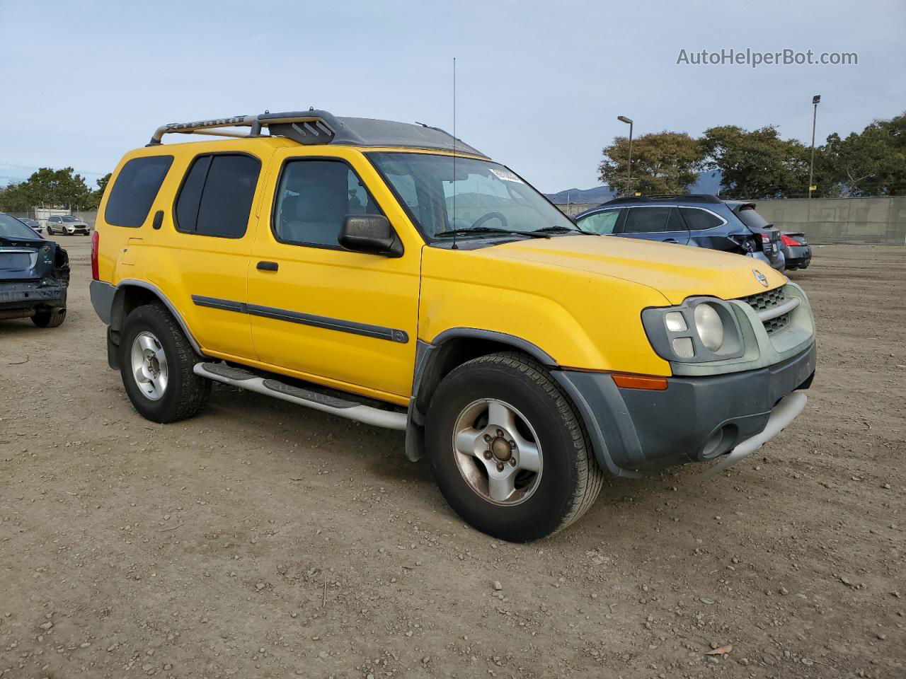 2003 Nissan Xterra Xe Yellow vin: 5N1ED28T43C697613