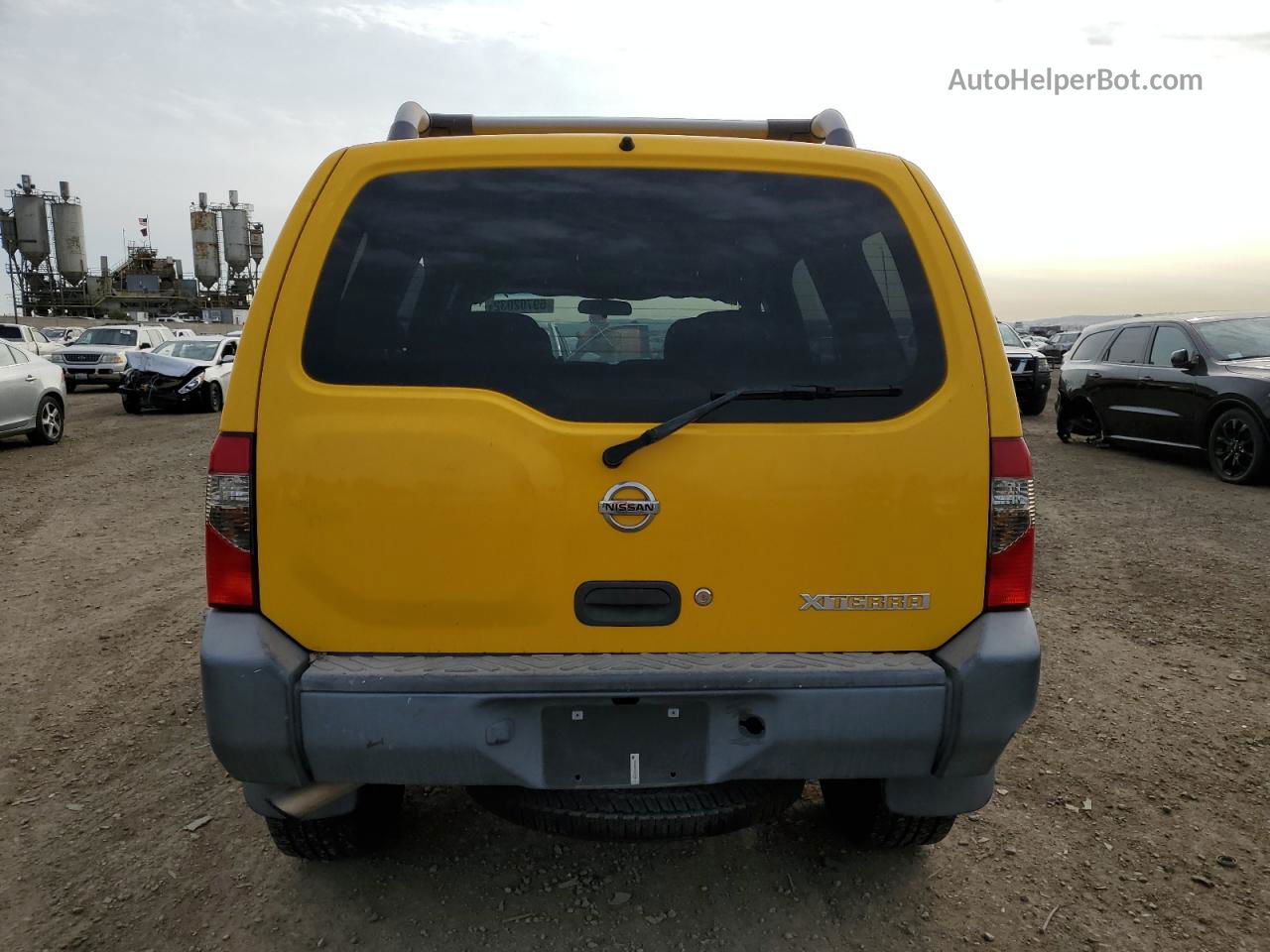 2003 Nissan Xterra Xe Yellow vin: 5N1ED28T43C697613