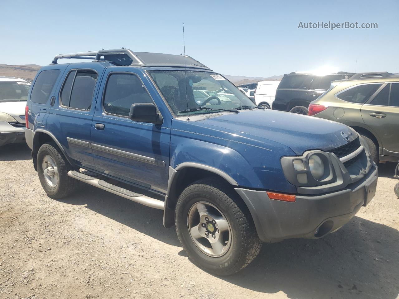 2003 Nissan Xterra Xe Синий vin: 5N1ED28T53C636450