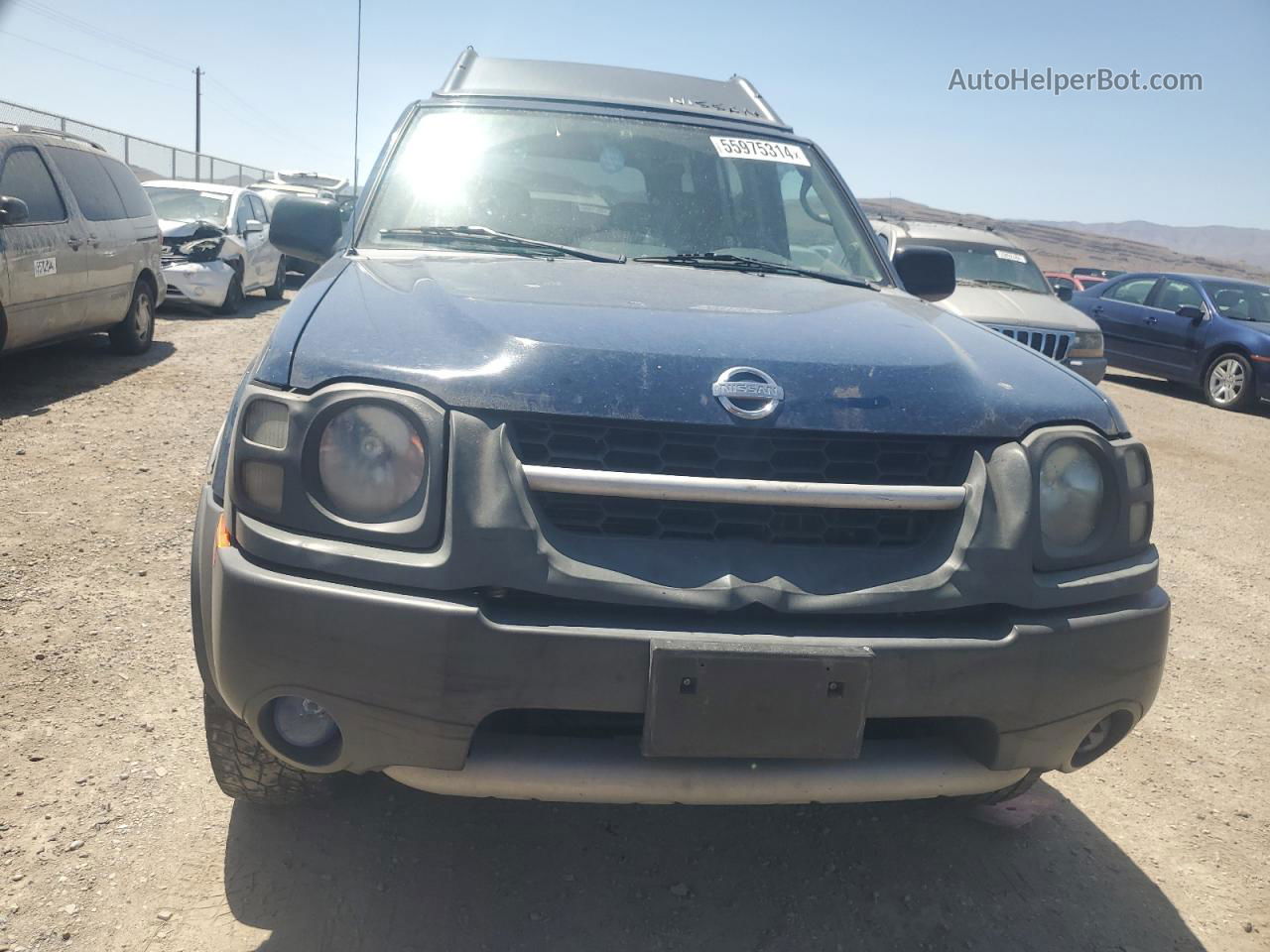 2003 Nissan Xterra Xe Синий vin: 5N1ED28T53C636450